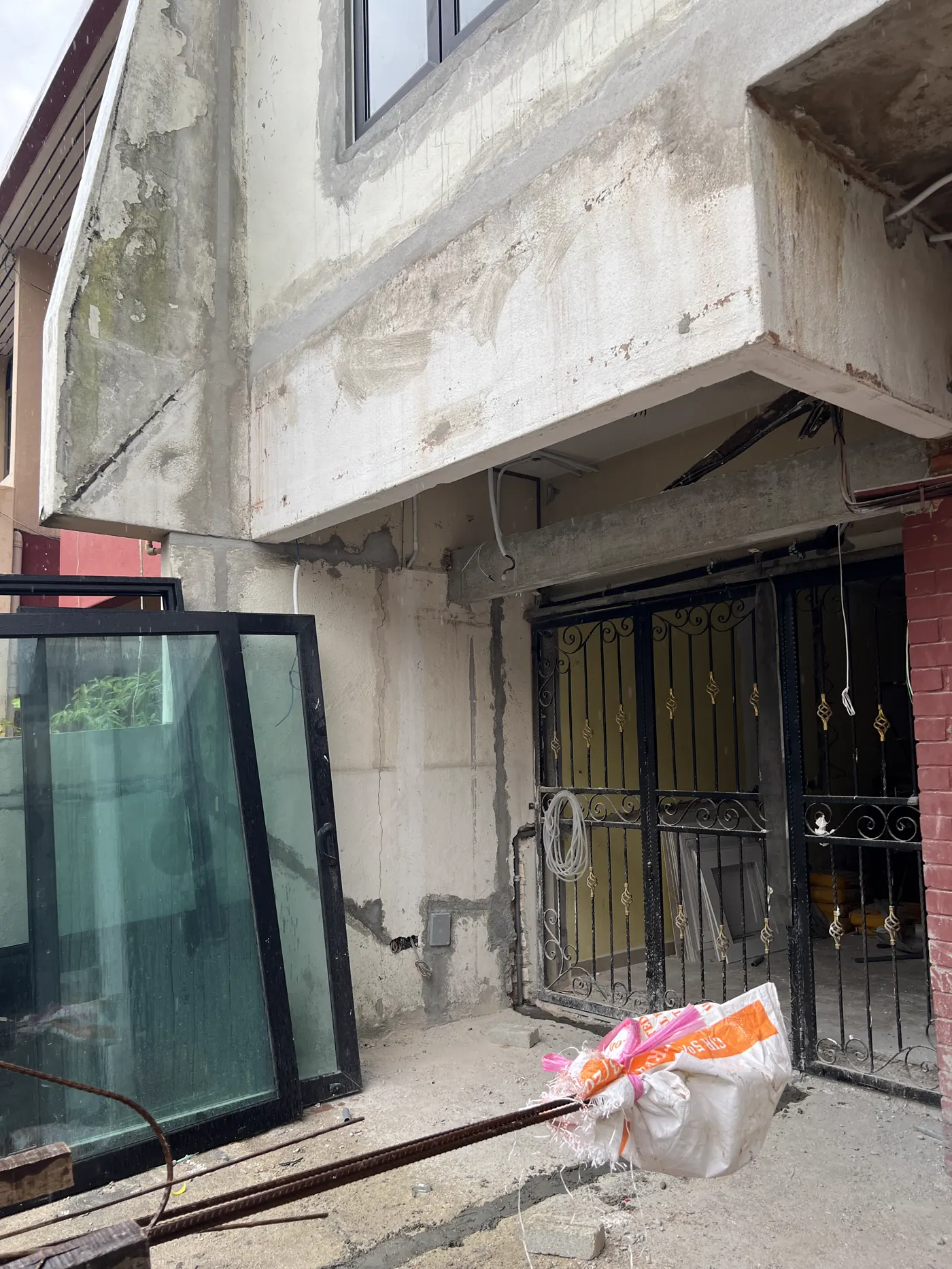 Demolition and structural preparation at Taman Desa